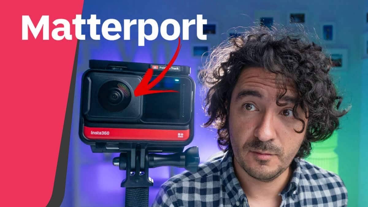 Mario Carvajal te muestra un ejemplo de Matterport en una casa, tour virtual 360 hecho con Insta360
