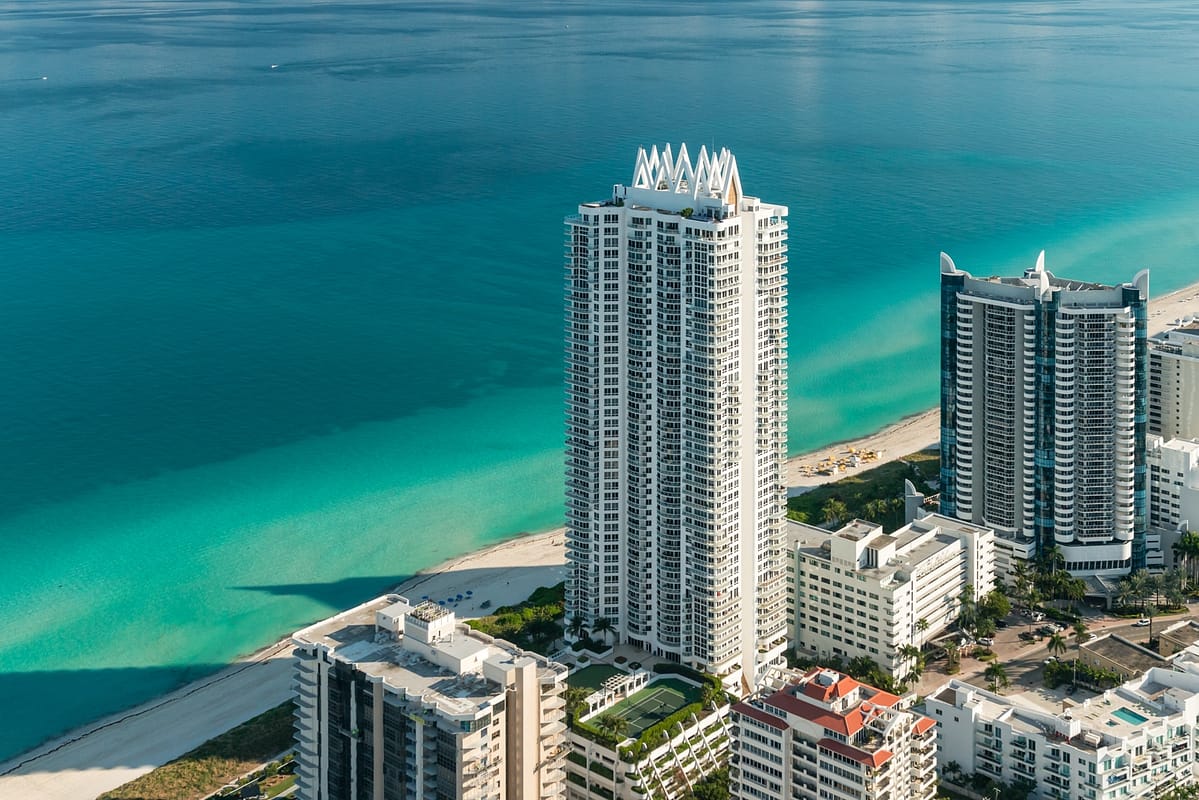 Akoya Condo in Miami Florida Aerial View